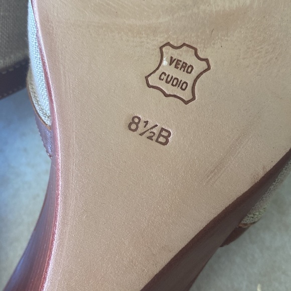 Talbots Wedge heel slip on sandals - Picture 6 of 7